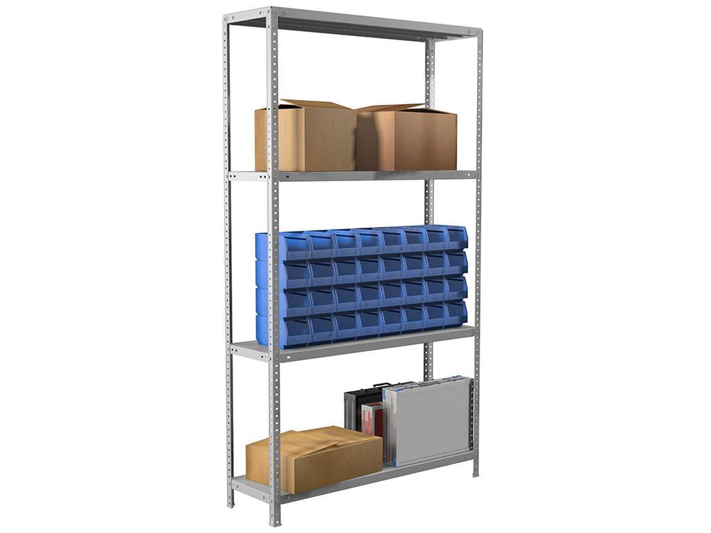 Стеллаж металлический MS Standart 185/70х40/4