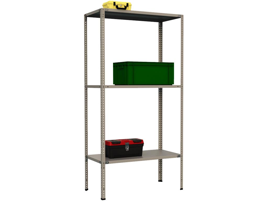 Стеллаж металлический MS Standart 160/70x50/3